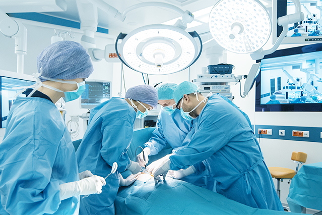 光触媒が導入されている身近な施設：手術室