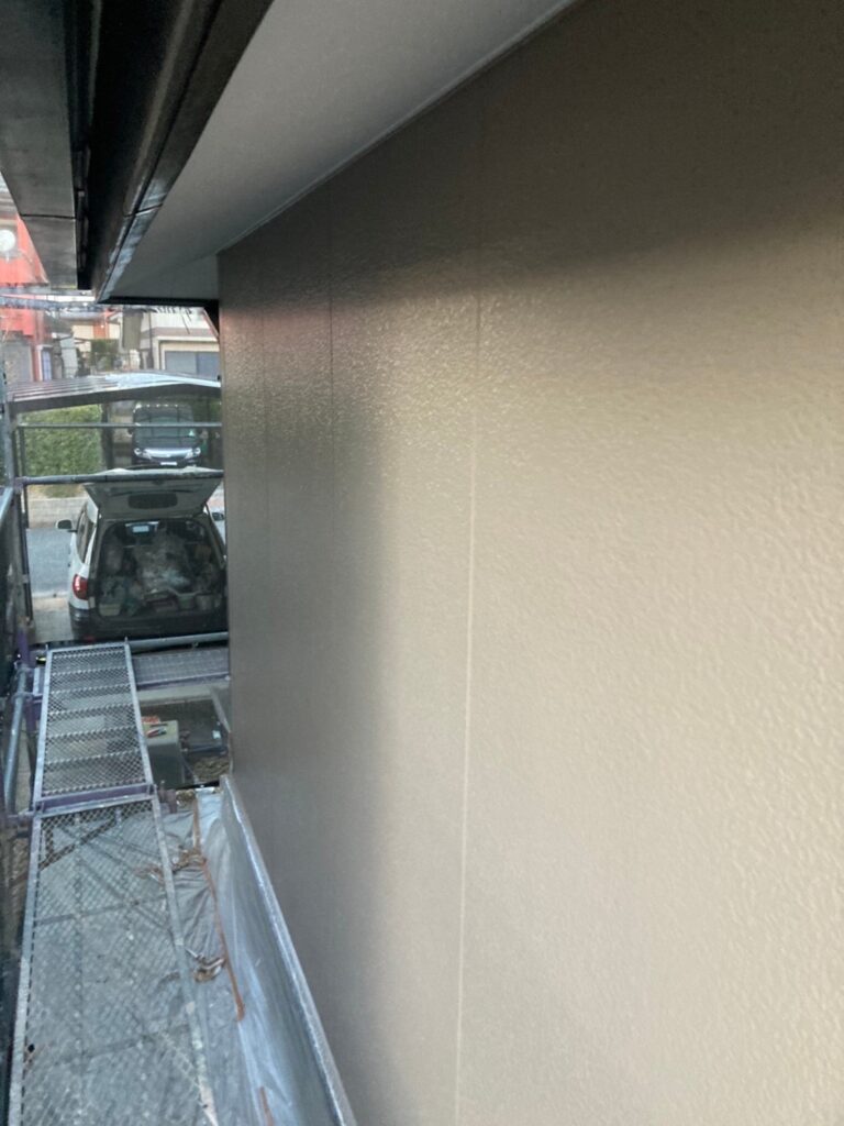 福岡県筑紫野市 外壁塗装 上塗り完了 写真13