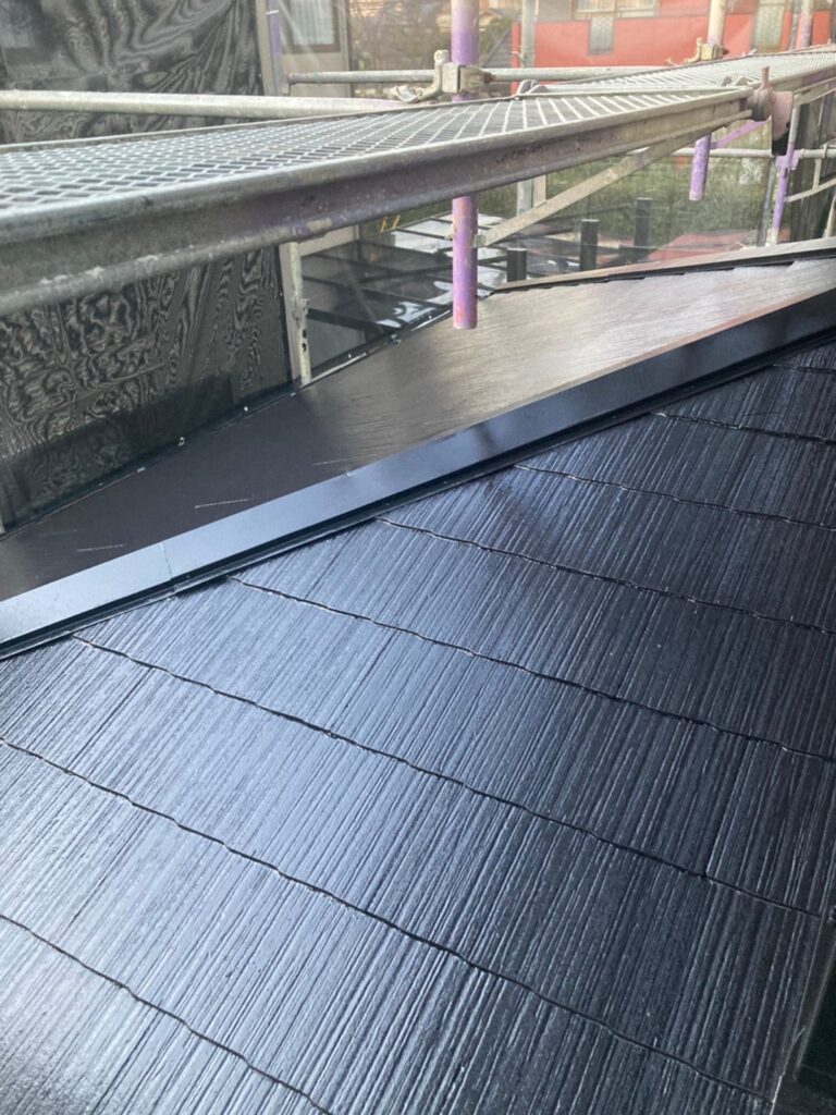 福岡県筑紫野市 屋根塗装 下屋完了 写真14
