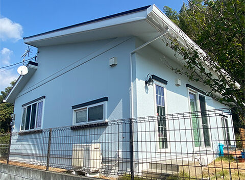 福岡県みやま市 W様邸 外壁塗装・光触媒コーティング：フジヤマ建装の施工事例写真