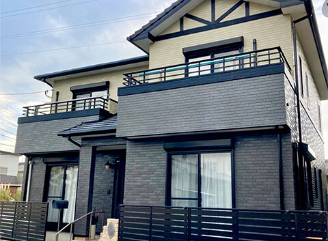 福岡県久留米市 F様邸 外壁塗装・光触媒コーティング：フジヤマ建装の施工事例写真
