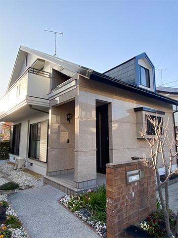 福岡県大野城市 S様邸 外壁塗装・屋根塗装：フジヤマ建装の施工事例 写真1