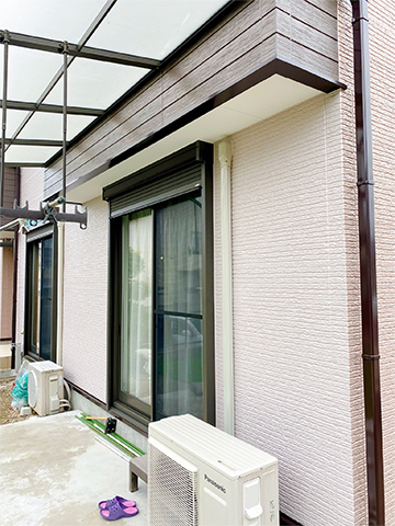 福岡県大野城市 K様邸 外壁塗装・屋根塗装・光触媒コーティング 写真2：フジヤマ建装の施工事例