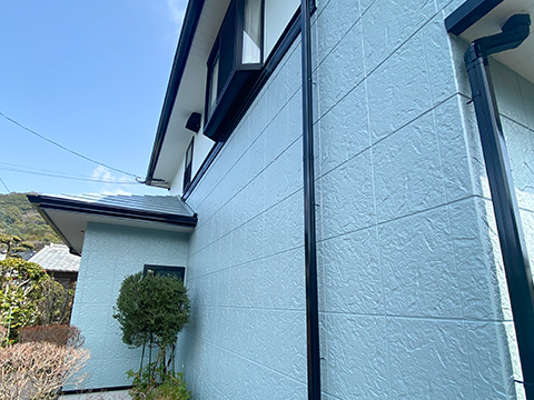 福岡県太宰府市 Y様邸 外壁塗装・屋根塗装・光触媒コーティング 写真2：フジヤマ建装の施工事例