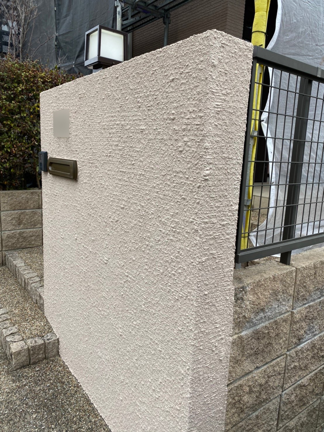 福岡県大野城市 門塀塗装完了 写真15