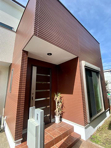 福岡県春日市 A様邸 外壁塗装・屋根塗装・光触媒コーティング 写真3：フジヤマ建装の施工事例