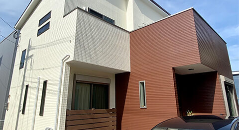 福岡県春日市 A様邸 外壁塗装・屋根塗装・光触媒コーティング：フジヤマ建装の施工事例