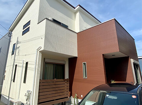 福岡県春日市 A様邸 外壁塗装・屋根塗装・光触媒コーティング：フジヤマ建装の施工事例