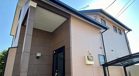 福岡県春日市 R様邸 外壁塗装・屋根塗装・光触媒コーティング 写真3：フジヤマ建装の施工事例
