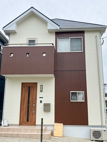 福岡県大野城市 H様邸 外壁塗装・屋根塗装・光触媒コーティング 写真3：フジヤマ建装の施工事例