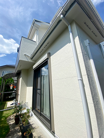 福岡県春日市 I様邸 外壁塗装・屋根塗装 写真2：フジヤマ建装の施工事例