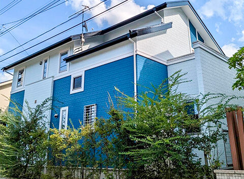 福岡県大野城市 Y様邸 外壁塗装・屋根塗装・光触媒コーティング 写真1：フジヤマ建装の施工事例