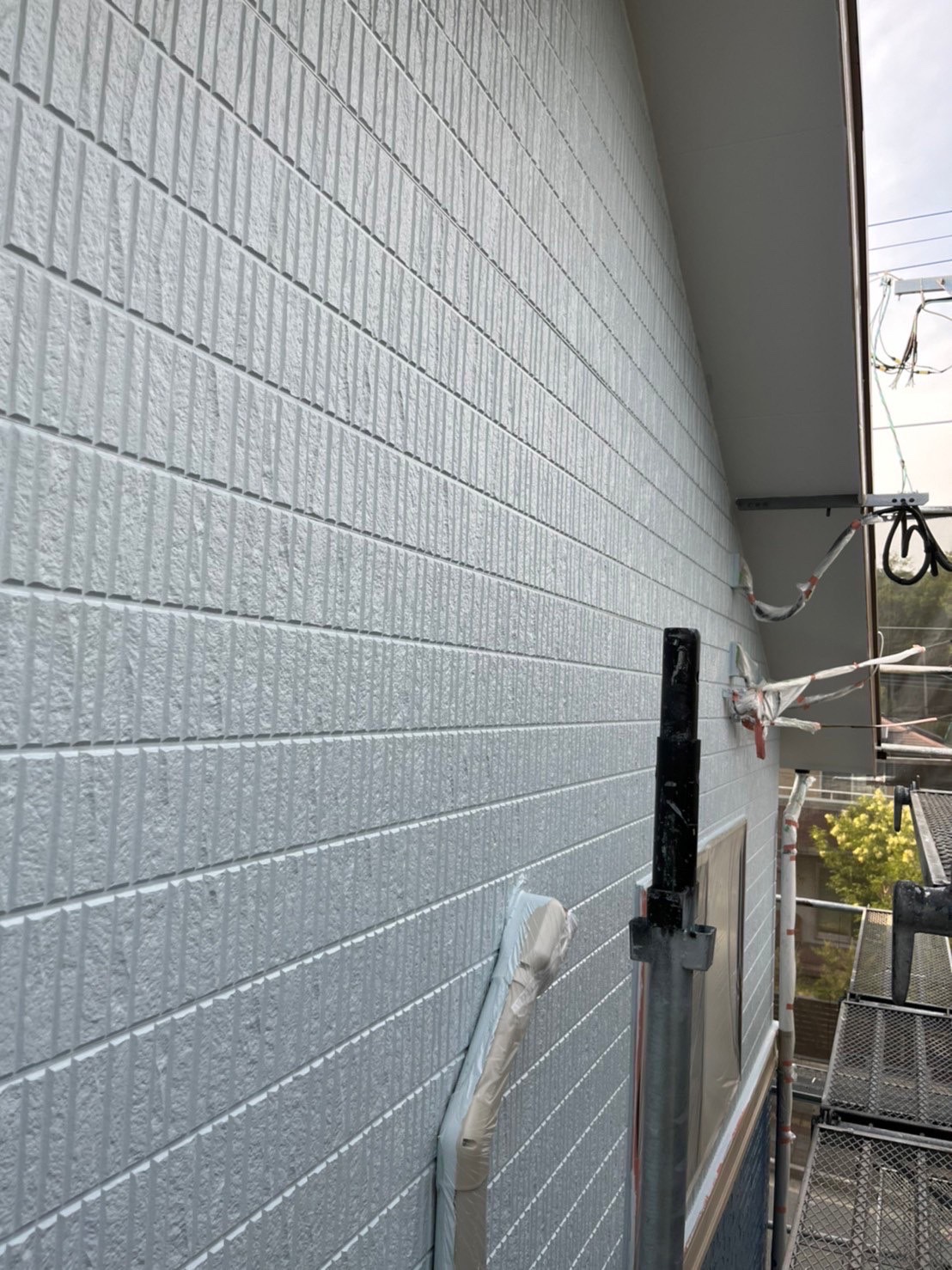 福岡県大野城市 Y様邸 外壁塗装 中塗り完了 写真15
