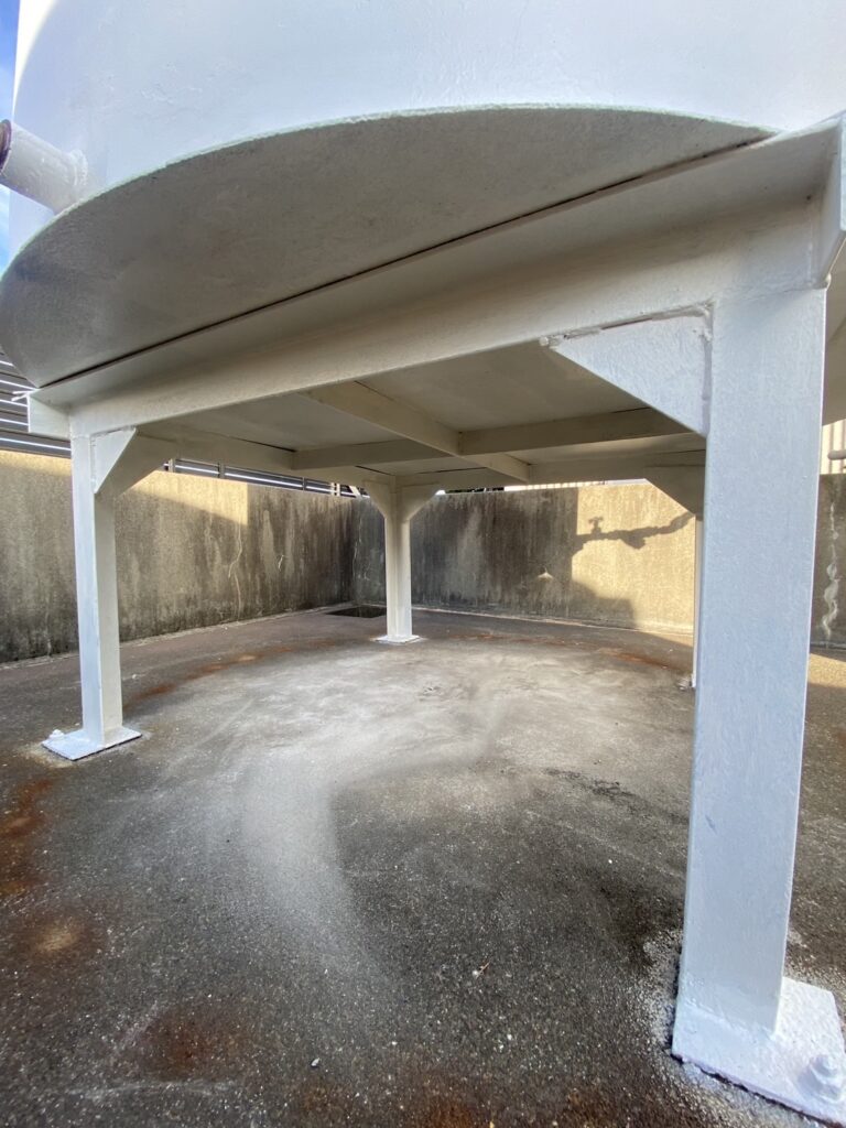 福岡県うきは市 工場・外部タンク 錆止め塗装 写真4