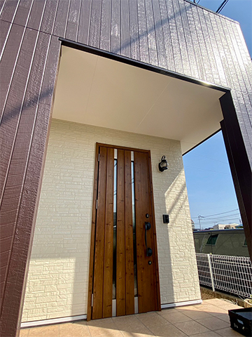 佐賀県鳥栖市 H様邸 外壁塗装 写真3：フジヤマ建装の施工事例